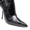 d-ten&half hb D-Ten&Half-Glossy knee-high boots with curved heel d-ten&half hb D-Ten&Half-Glossy knee-high boots with curved heel