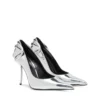 d-ten&half p D-Ten&Half-Metallic pumps with curved heel