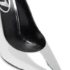 d-ten&half p D-Ten&Half-Metallic pumps with curved heel