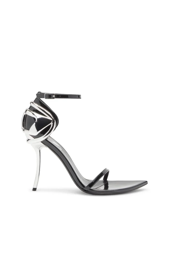 d-ten&half sandal D-Ten&Half-Stiletto sandals in patent leather and satin d-ten&half sandal D-Ten&Half-Stiletto sandals in patent leather and satin