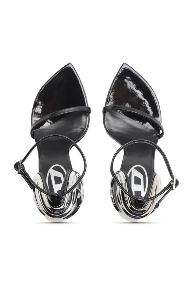 d-ten&half sandal D-Ten&Half-Stiletto sandals in patent leather and satin d-ten&half sandal D-Ten&Half-Stiletto sandals in patent leather and satin