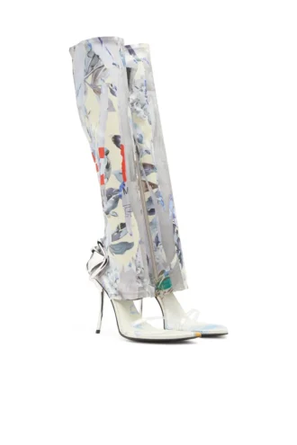 d-ten&half sdl kb D-Ten&Half-Hybrid sandals with graphic print
