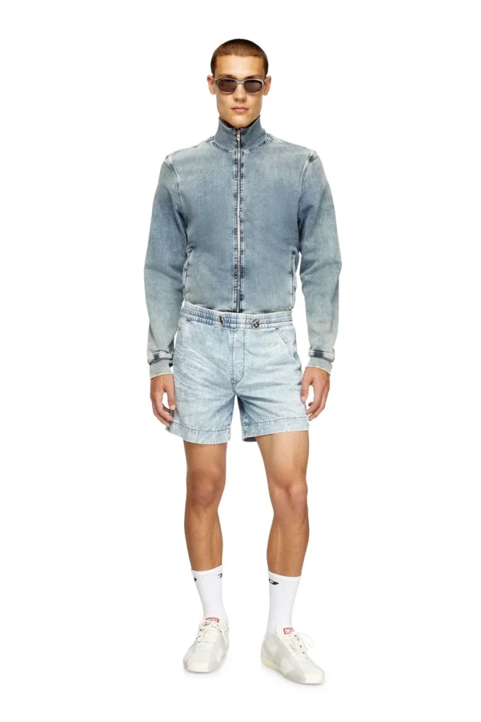 d-tenni-s Shorts in marbled denim d-tenni-s Shorts in marbled denim