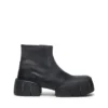 d-tex bt D-Tex-Oiled leather ankle boots with split sole d-tex bt D-Tex-Oiled leather ankle boots with split sole