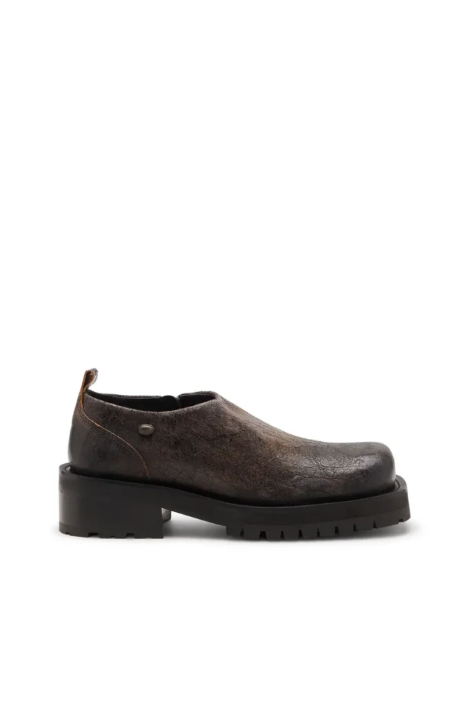 d-texan clog D-Texan-Zipped shoes in distressed crackled suede d-texan clog D-Texan-Zipped shoes in distressed crackled suede