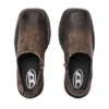 d-texan clog D-Texan-Zipped shoes in distressed crackled suede d-texan clog D-Texan-Zipped shoes in distressed crackled suede
