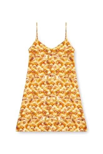d-ulcet Mini dress in viscose with all-over print d-ulcet Mini dress in viscose with all-over print