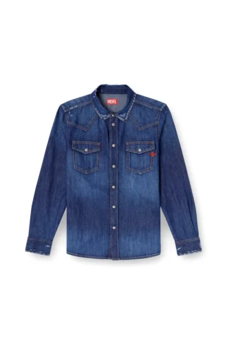 d-vega Denim shirt with patch pockets