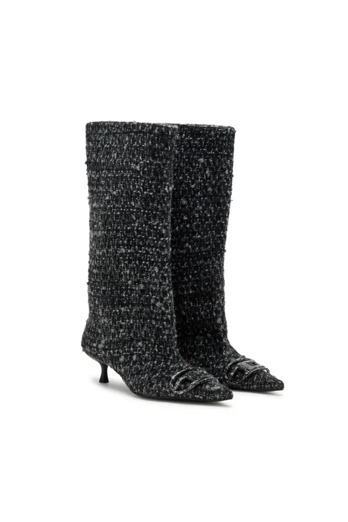 d-venus 40 kb tube D-Venus-Bouclé knee-high boots d-venus 40 kb tube D-Venus-Bouclé knee-high boots