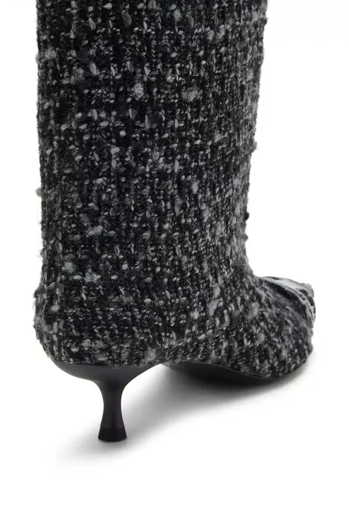 d-venus 40 kb tube D-Venus-Bouclé knee-high boots d-venus 40 kb tube D-Venus-Bouclé knee-high boots