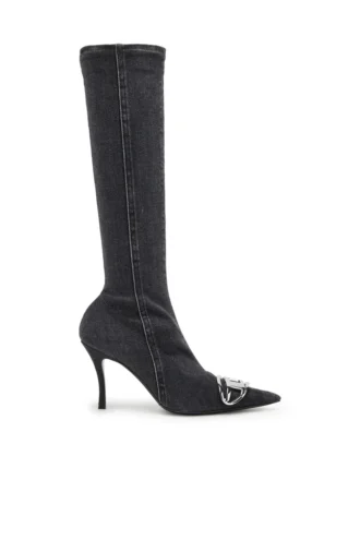 d-venus kb d D-Venus-Knee-high boots in stretch denim