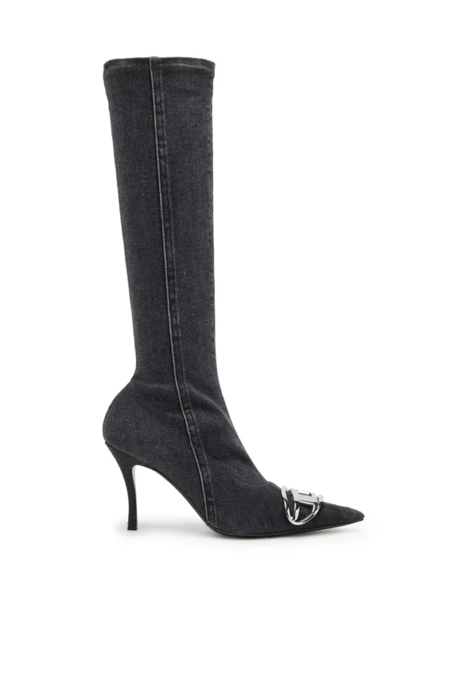 d-venus kb d D-Venus-Knee-high boots in stretch denim d-venus kb d D-Venus-Knee-high boots in stretch denim