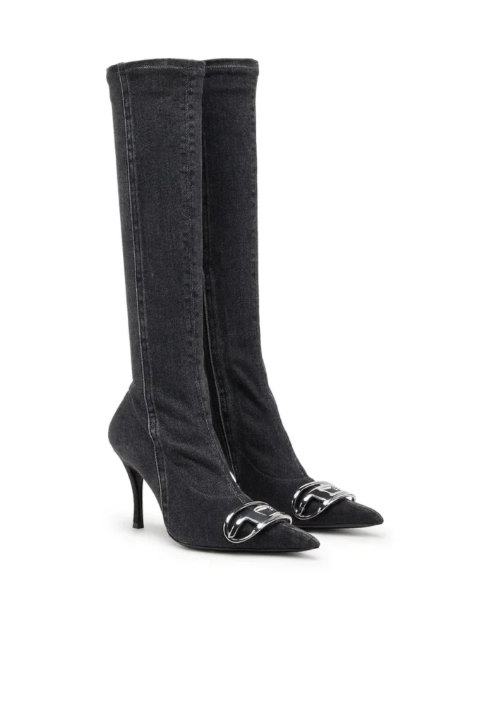 d-venus kb d D-Venus-Knee-high boots in stretch denim d-venus kb d D-Venus-Knee-high boots in stretch denim