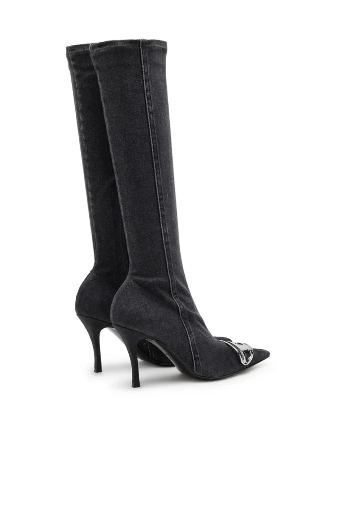 d-venus kb d D-Venus-Knee-high boots in stretch denim d-venus kb d D-Venus-Knee-high boots in stretch denim