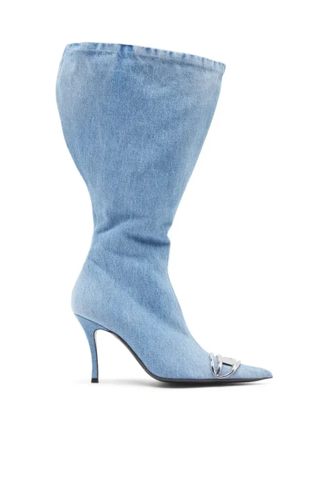 d-venus kb large D-Venus-Wide knee-high boots in denim d-venus kb large D-Venus-Wide knee-high boots in denim