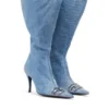 d-venus kb large D-Venus-Wide knee-high boots in denim d-venus kb large D-Venus-Wide knee-high boots in denim