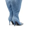d-venus kb large D-Venus-Wide knee-high boots in denim d-venus kb large D-Venus-Wide knee-high boots in denim