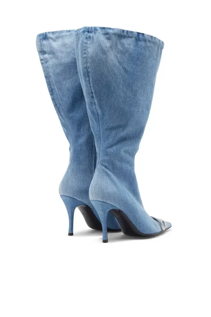 d-venus kb large D-Venus-Wide knee-high boots in denim d-venus kb large D-Venus-Wide knee-high boots in denim