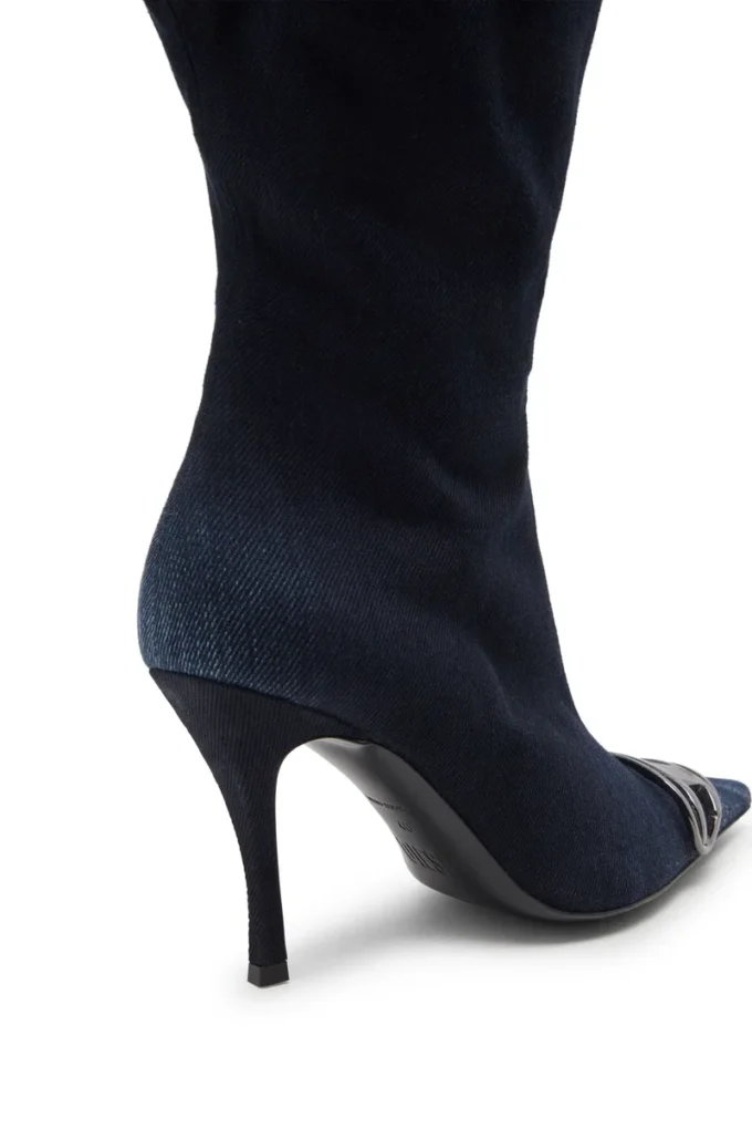 d-venus kb large D-Venus-Wide knee-high boots in denim d-venus kb large D-Venus-Wide knee-high boots in denim