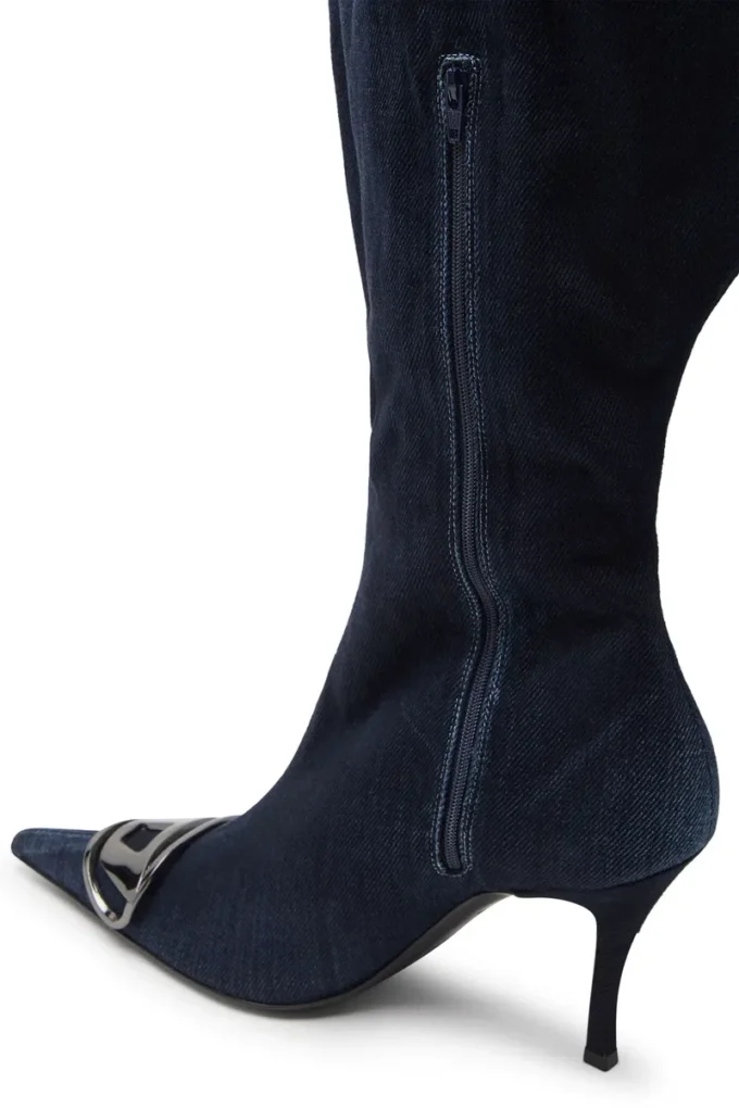 d-venus kb large D-Venus-Wide knee-high boots in denim d-venus kb large D-Venus-Wide knee-high boots in denim