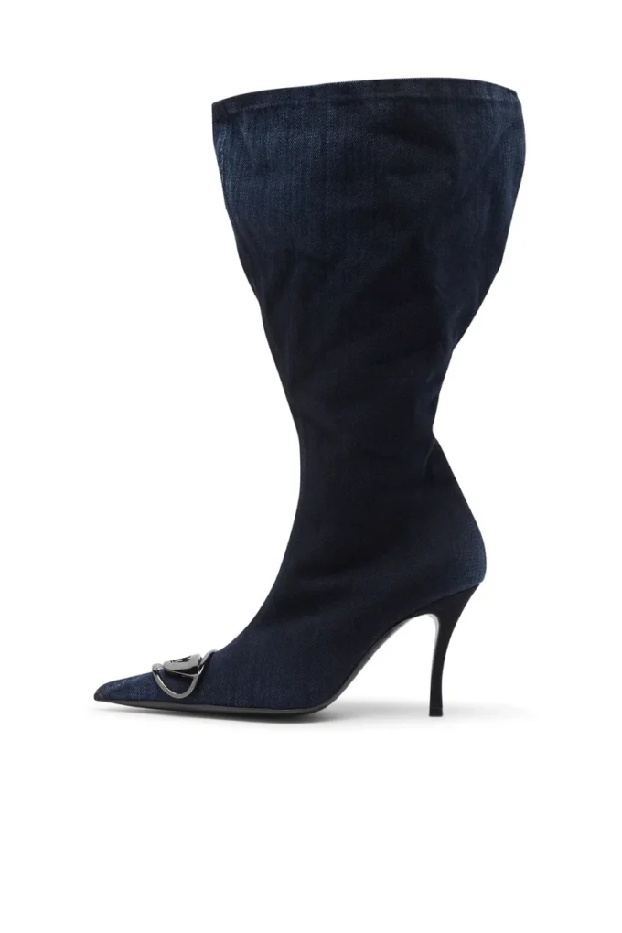 d-venus kb large D-Venus-Wide knee-high boots in denim d-venus kb large D-Venus-Wide knee-high boots in denim