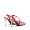 d-venus sb D-Venus-Leather-trim transparent slingback pumps d-venus sb D-Venus-Leather-trim transparent slingback pumps