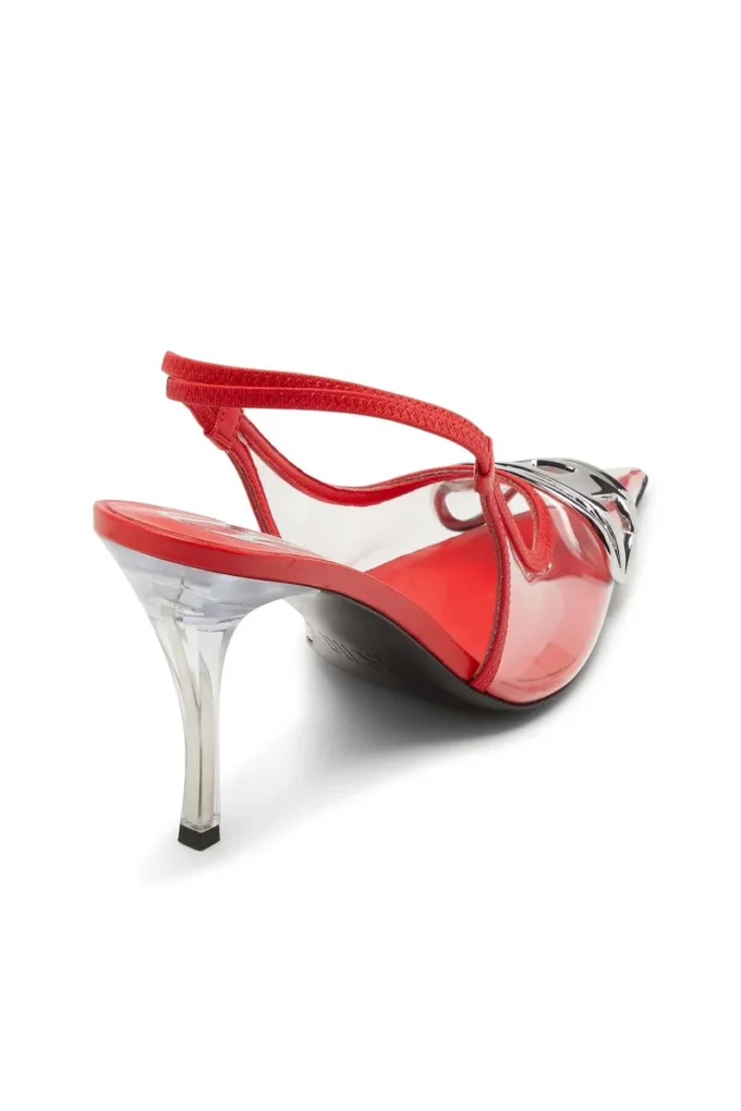 d-venus sb D-Venus-Leather-trim transparent slingback pumps d-venus sb D-Venus-Leather-trim transparent slingback pumps