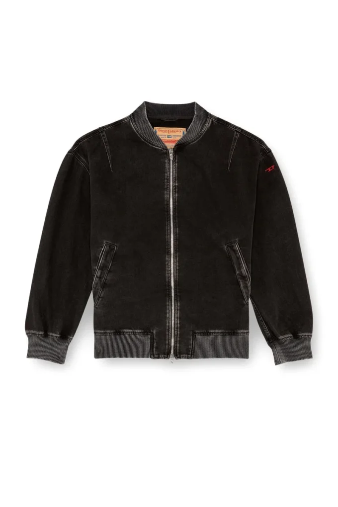 d-vinz Bomber jacket in clean-wash denim d-vinz Bomber jacket in clean-wash denim