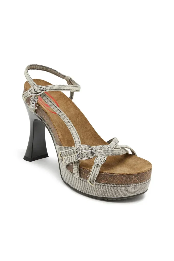 d-woodstock 105 sandal D-Woodstock-Strappy platform sandals in denim d-woodstock 105 sandal D-Woodstock-Strappy platform sandals in denim