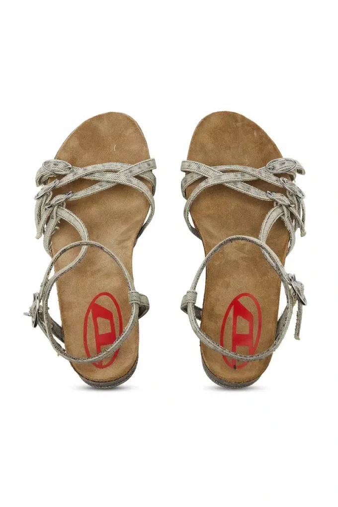 d-woodstock 105 sandal D-Woodstock-Strappy platform sandals in denim d-woodstock 105 sandal D-Woodstock-Strappy platform sandals in denim