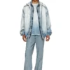 d-wynny jogg Hooded jacket in printed bleach-effect JoggJeans d-wynny jogg Hooded jacket in printed bleach-effect JoggJeans