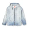 d-wynny jogg Hooded jacket in printed bleach-effect JoggJeans d-wynny jogg Hooded jacket in printed bleach-effect JoggJeans