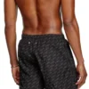 daniel-41-mono-utlt Mid-length swim shorts with all-over logo daniel-41-mono-utlt Mid-length swim shorts with all-over logo