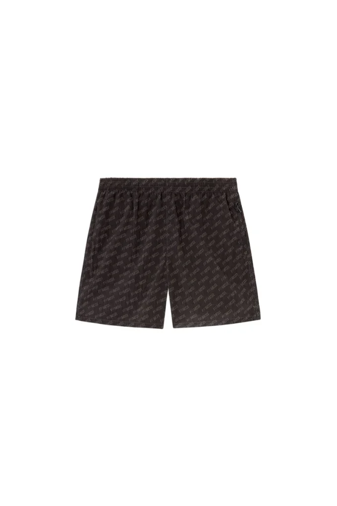 daniel-41-mono-utlt Mid-length swim shorts with all-over logo daniel-41-mono-utlt Mid-length swim shorts with all-over logo