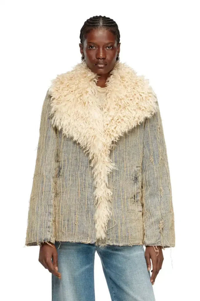de-aconic-s Jacket in floating-thread jacquard denim de-aconic-s Jacket in floating-thread jacquard denim