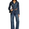 de-ali-s Cropped jacket in Prince of Wales denim de-ali-s Cropped jacket in Prince of Wales denim