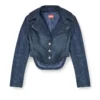 de-ali-s Cropped jacket in Prince of Wales denim de-ali-s Cropped jacket in Prince of Wales denim