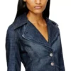 de-ali-s Cropped jacket in Prince of Wales denim de-ali-s Cropped jacket in Prince of Wales denim
