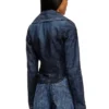 de-ali-s Cropped jacket in Prince of Wales denim de-ali-s Cropped jacket in Prince of Wales denim