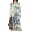 de-annet-fsh1 Midi skirt in houndstooth-weave denim de-annet-fsh1 Midi skirt in houndstooth-weave denim