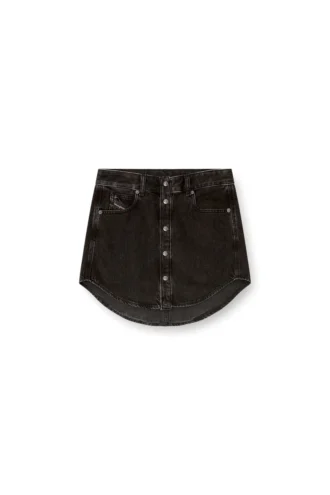 de-ard Denim button-front miniskirt