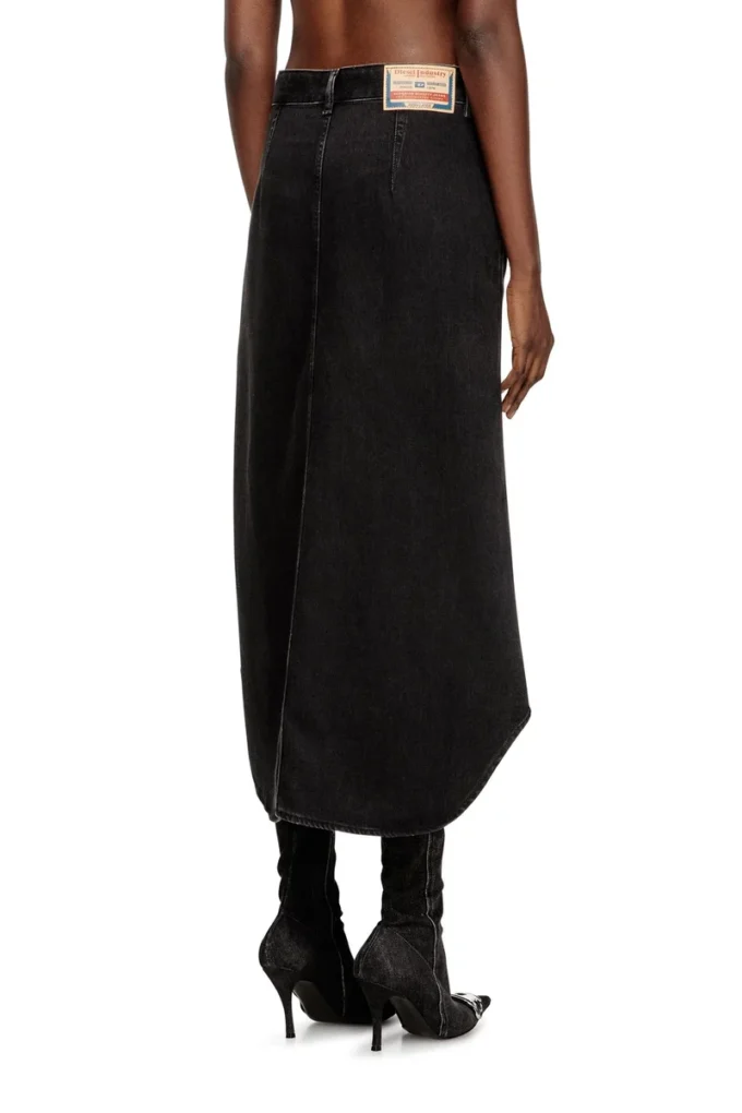 de-ard-long Midi denim skirt de-ard-long Midi denim skirt