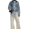 de-ateli-s Cropped jacket in graphic bouclé denim de-ateli-s Cropped jacket in graphic bouclé denim