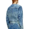 de-calur-fse Denim jacket with biker zip details de-calur-fse Denim jacket with biker zip details