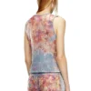 de-ciri-fse Tank top in flower devoré denim de-ciri-fse Tank top in flower devoré denim