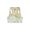 de-detop-fse Cropped top in flower devoré denim de-detop-fse Cropped top in flower devoré denim