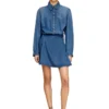 de-drevia-s Denim dress with back embroidery de-drevia-s Denim dress with back embroidery