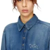 de-drevia-s Denim dress with back embroidery de-drevia-s Denim dress with back embroidery