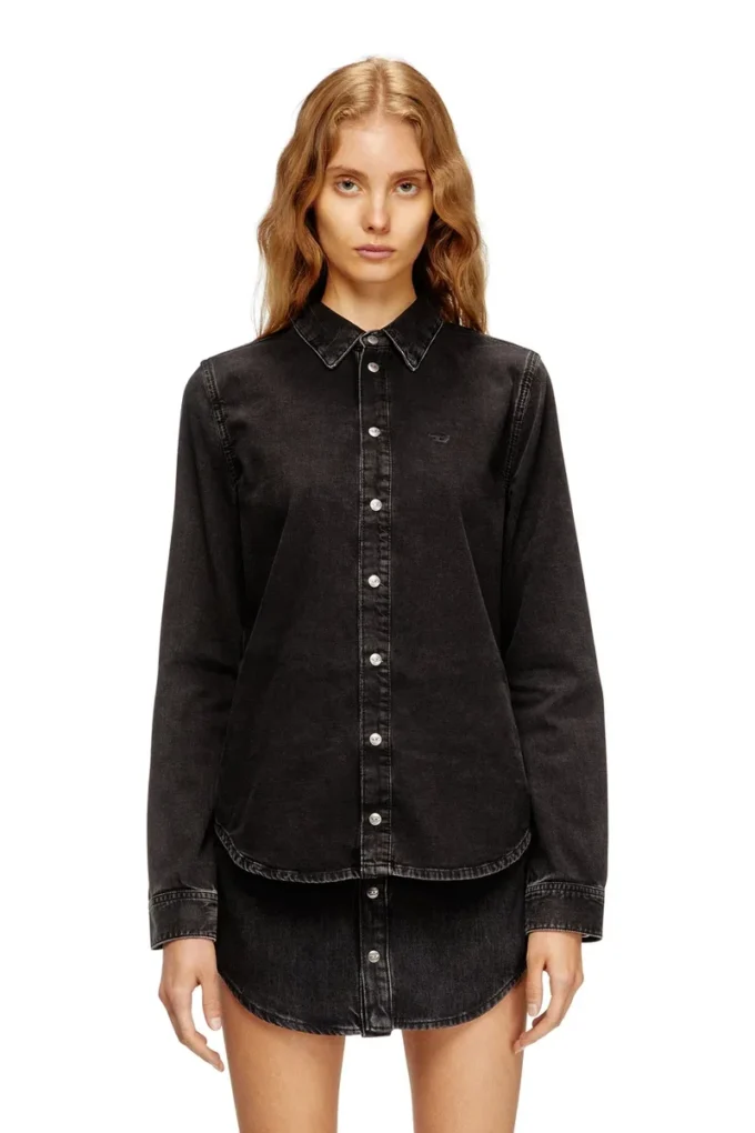 de-eazy Denim shirt with contrasting stitching de-eazy Denim shirt with contrasting stitching