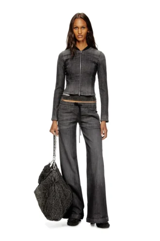 de-gary-d jogg Cropped jacket in monochrome denim de-gary-d jogg Cropped jacket in monochrome denim